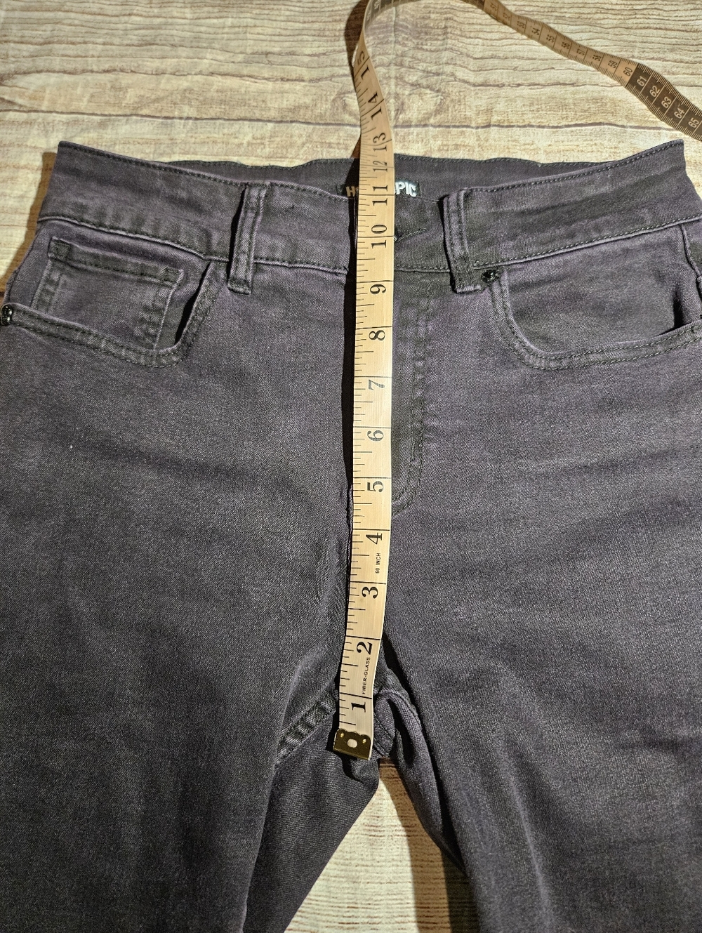 Hot Topic Denim sunrise purple ombre skinny Jean's - Picture 7 of 9